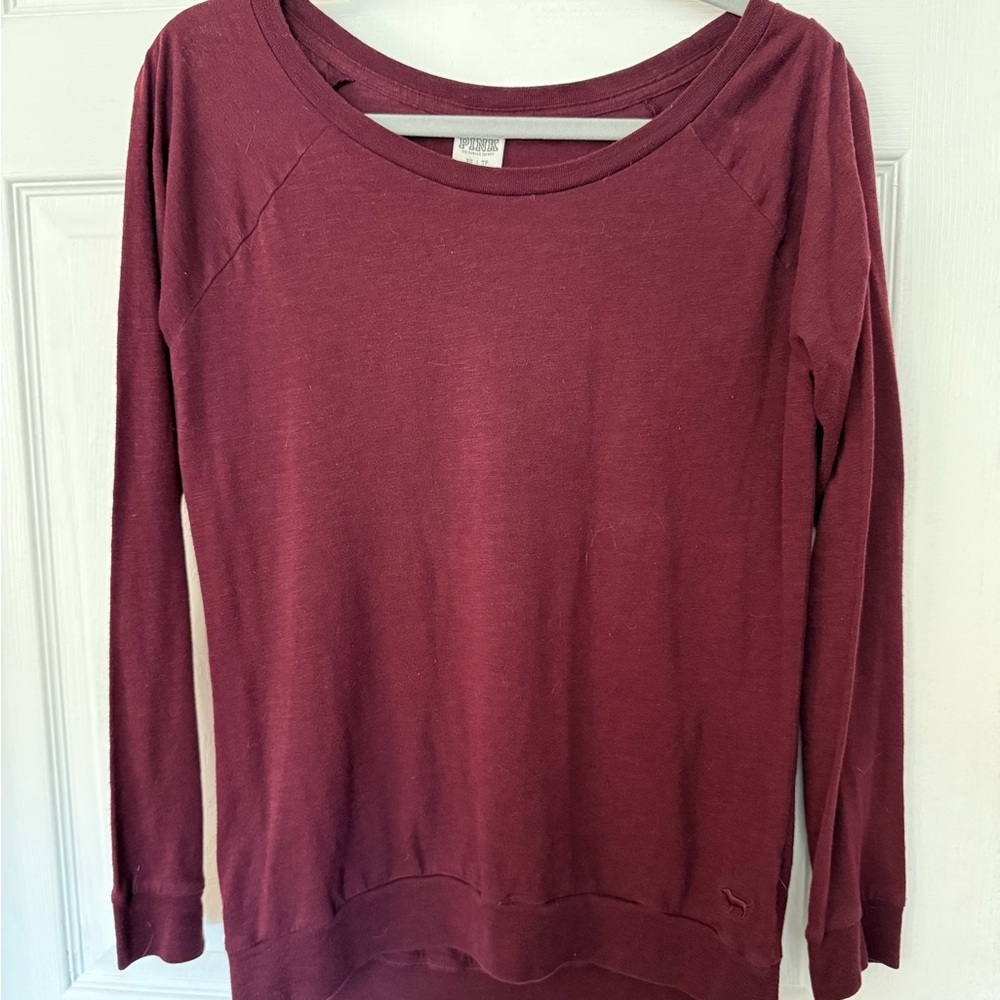 Victoria's Secret Pink Maroon Top